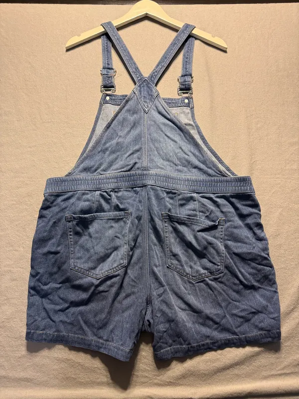 Lane Bryant Overalls Relaxed Short Denim - Image 6