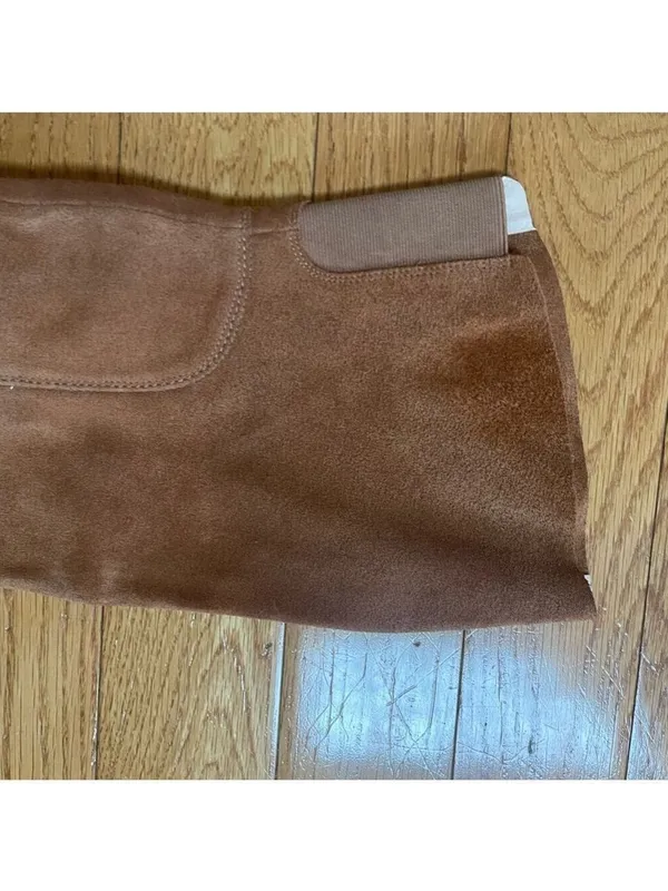 Kelsi Dagger Brooklyn Logan over-the-knee boot in brown chestnut suede Sz 6.5 - Image 10