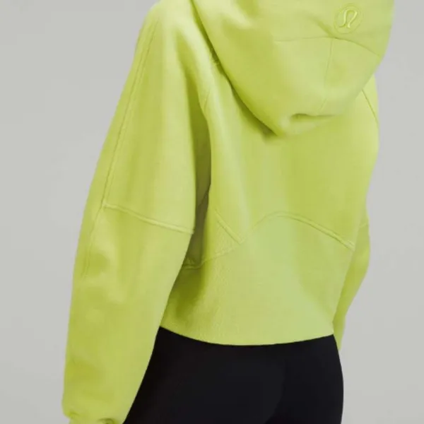 99. Lululemon Scuba Oversized Half-Zip Hoodie Wasabi - Image 2