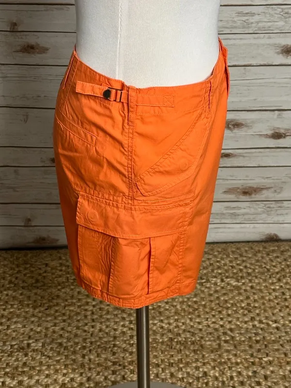 Polo Ralph Lauren orange cotton cargo utility shorts Size 6 - Image 3