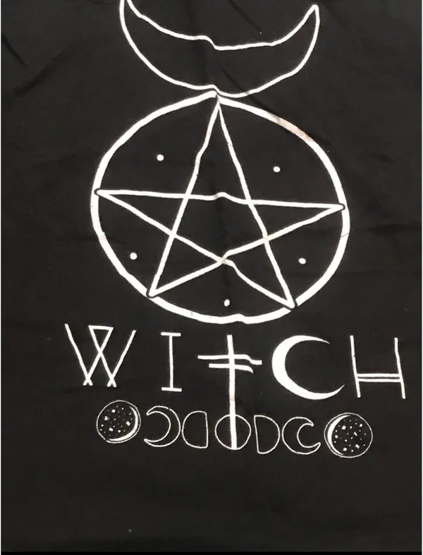 Witch Tank Blouse Black Size XXL - Image 2