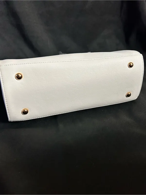 Unbranded White Top-Handle Lego Design Love Accent Satchel Shoulder Bag NWT - Image 8
