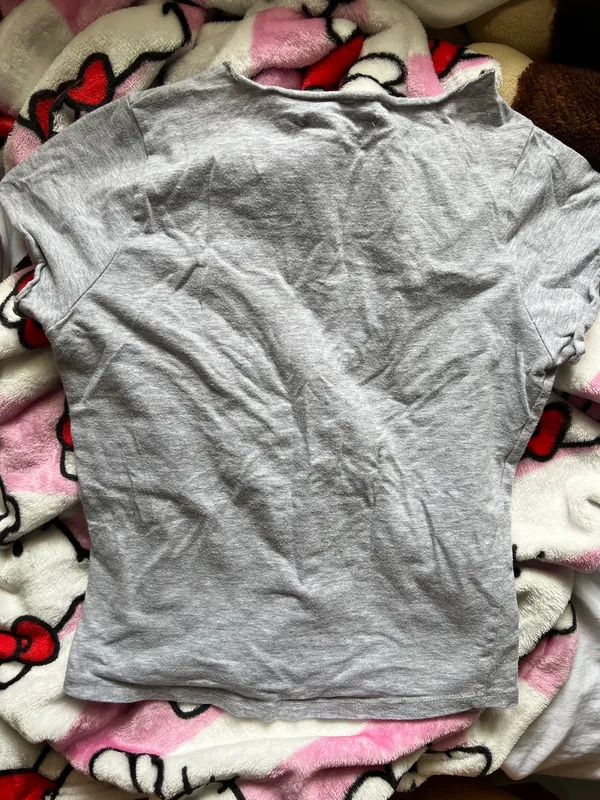 Brandy Melville Top Grey - Image 2