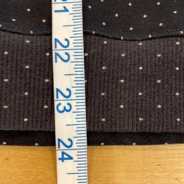 Lululemon Womens Polka Dot‎ Crew Neck Fleece Pullover Sweatshirt Black Size 4 - Image 10