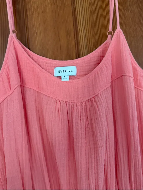 Evereve Womens Pink Sleeveless Drawstring Jumpsuit - Image 5