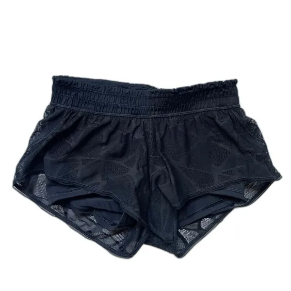 EUC Lululemon Black City Sky Run By Short w/ Luxtreme Liner + Pockets, Size 2 - Image 3