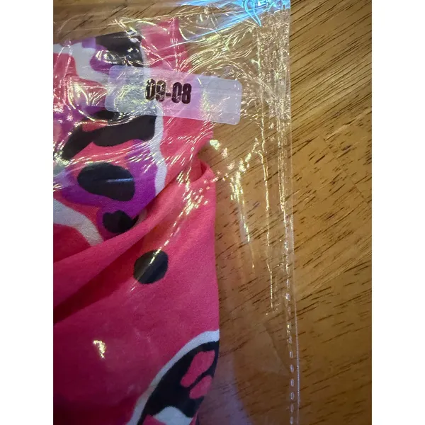Roxy Dress Size M Pink Butterfly Print Sleeveless Fit & Flare - Image 7