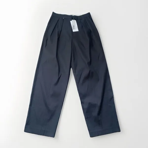 Kaia x Zara NWT Full Length Pants Womens XS Pleated Black Trousers Career Masc - Image 7