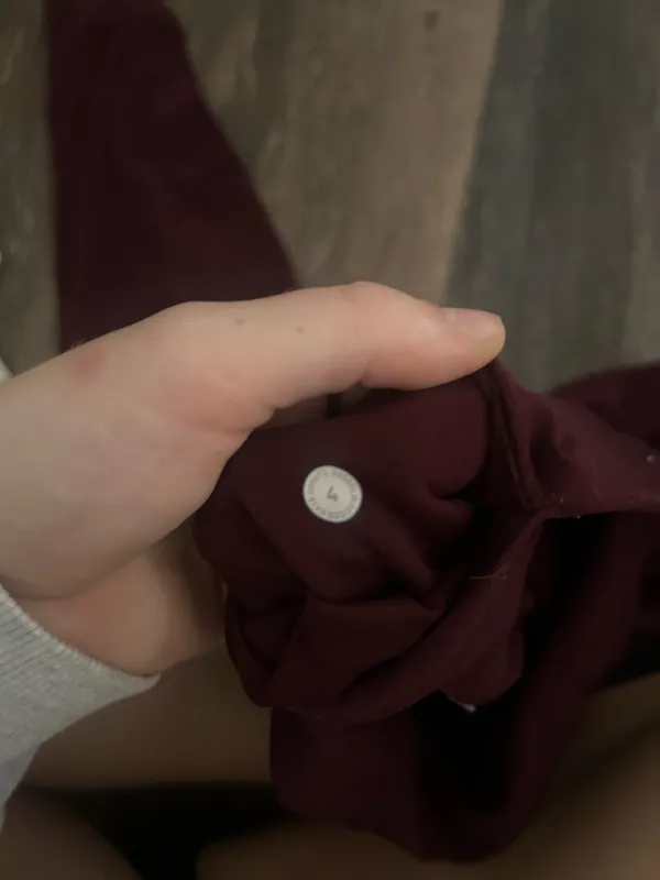 Lululemon Maroon Joggers - Image 3