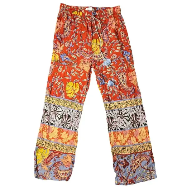 Anthropologie Sonrisa Paisley‎ Boho Pants Size: Small - Image 2