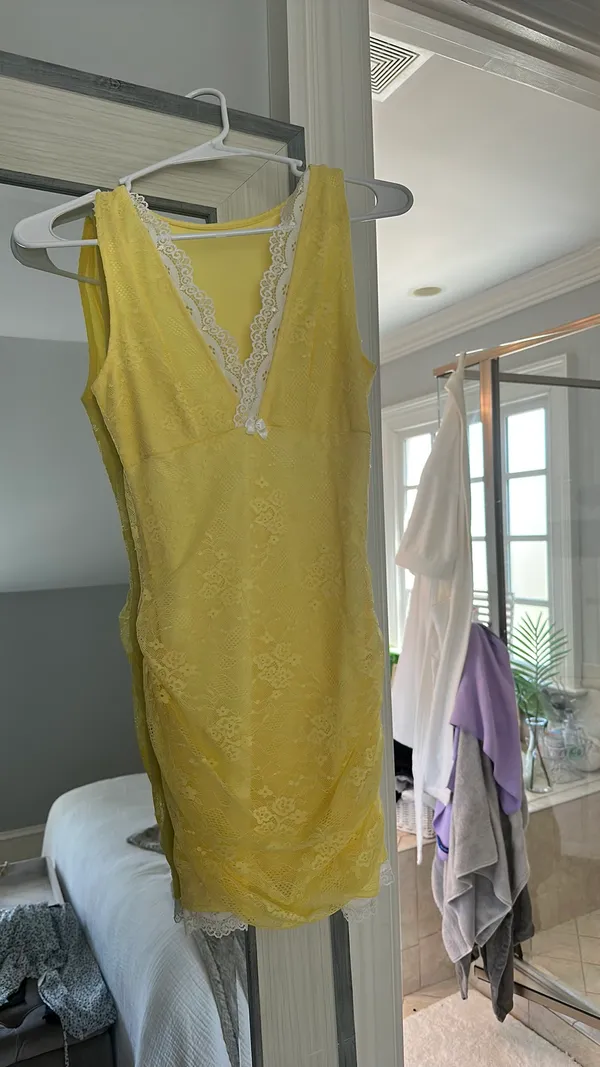 Yellow Mini Dress - Image 2