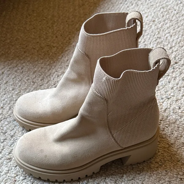 STEVE MADDEN Holley Leather Upper Boots Size 9 - Image 7