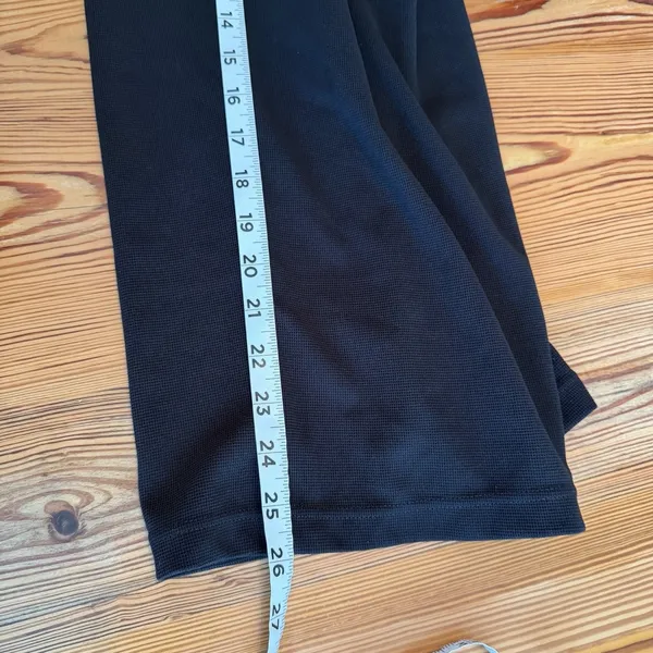 NWT Halara Flex™ High Waisted Wide Leg‎ Waffle Work Pants Pull On PXL Black - Image 5