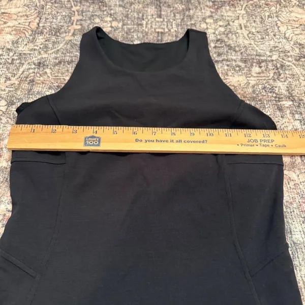 Lululemon Slim-Fit Above-Knee Dress Black Size 2 Womens LBD Athleisure‎ Y2K - Image 7