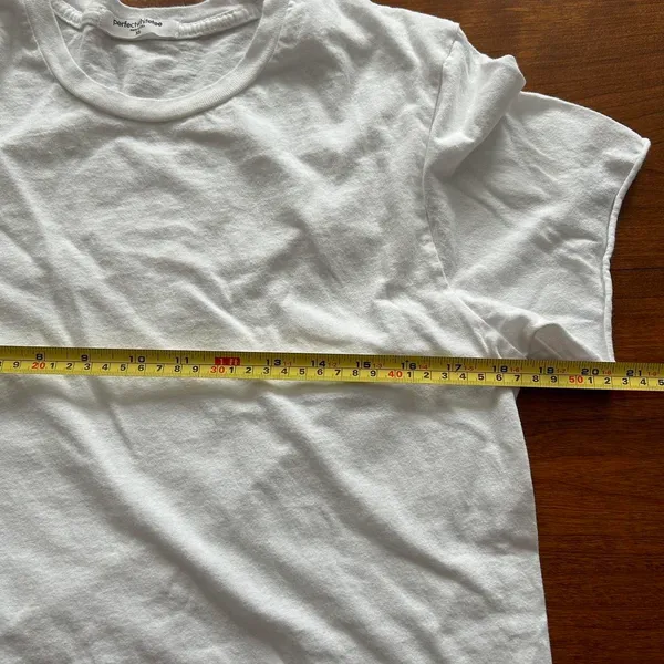 White Perfect White Tee from Perfect White Tee w/ Raw Hem PerfectWhiteTee - Image 6