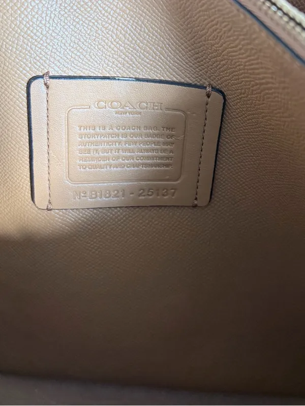 Coach Black Polished Pebble Leather Charlie Carryall Tote 25137 - Image 10