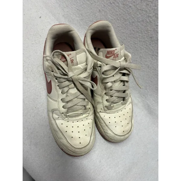 Nike Air Force 1 Women’s 8 White Rugged Orange DC9486-105 - Image 7