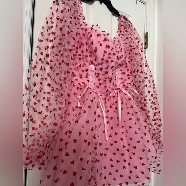 Dolls Kill Sugar Thrillz Heavenly Affair Babydoll Dress - Image 3
