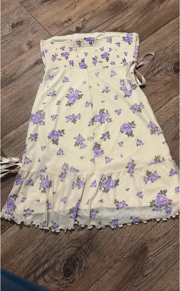 Forever 21 Purple floral dress - Image 2
