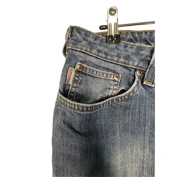Carhartt Mid-Rise Medium Wash Bootcut Casual Denim Jeans - Image 2