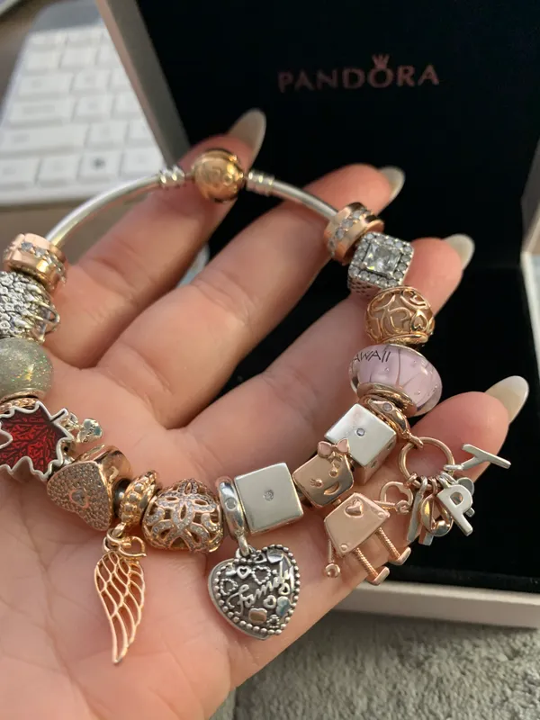Pandora Bracelet (17 Charms) - Image 3