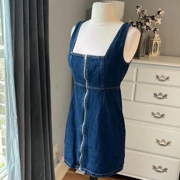 BDG Urban Outfitters Denim Jumper Dress - Image 5