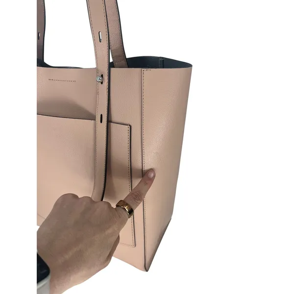Rebecca Minkoff Stella‎ North South Tote Blush Pink Leather - Image 5