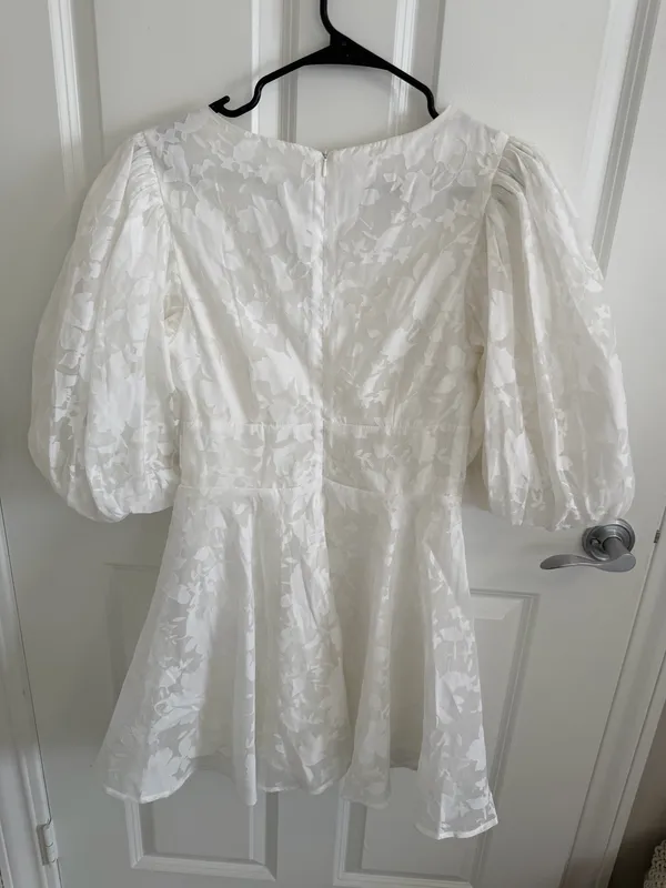 Showpo White Dress Lace - Image 3