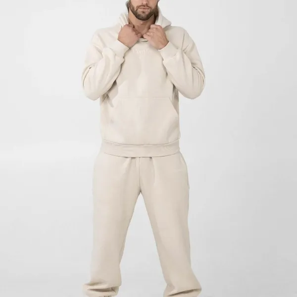 NWT COMFRT SIGNATURE Oversized Sweatpants. BONE, SMALL, Unisex - Image 3