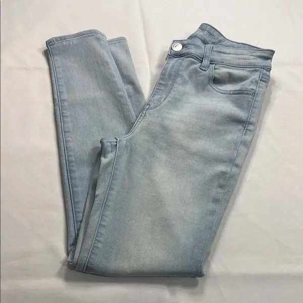 American Eagle Outfitters Light Blue Skinny Jeans - Image 2