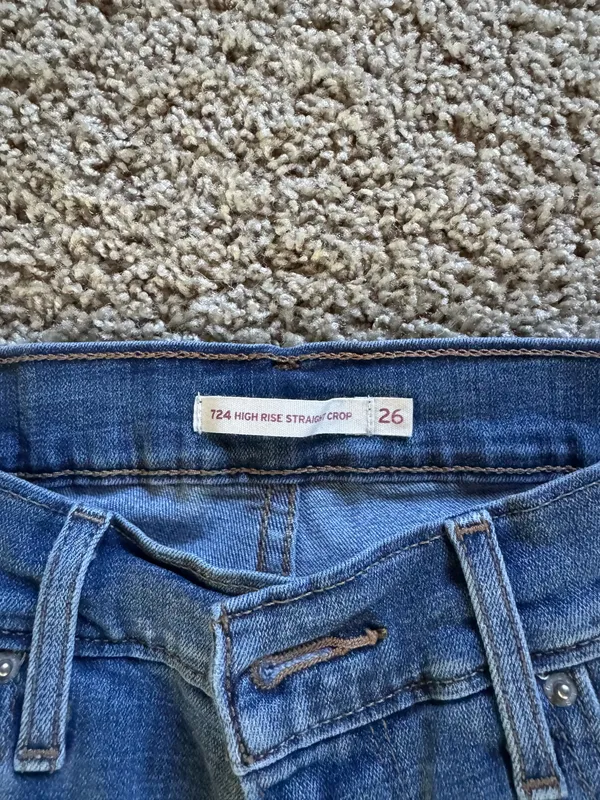 Levi’s Jeans Straight Crop High-Rise - Image 3