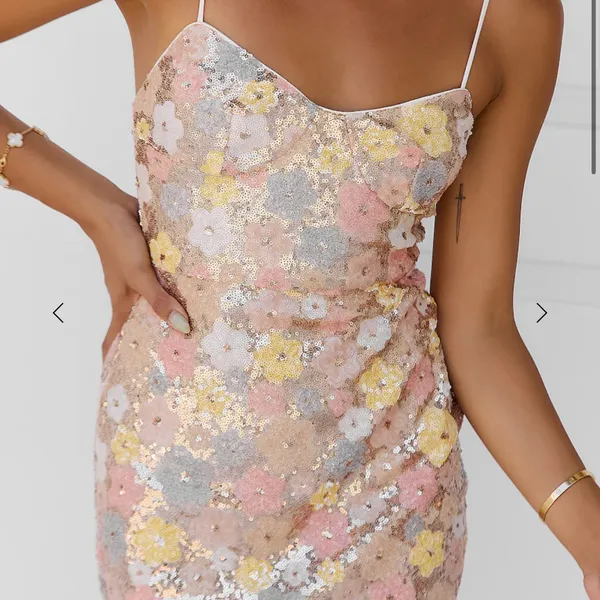 HelloMolly - SPARKLE GROVE SEQUIN MINI DRESS MULTI - Image 4