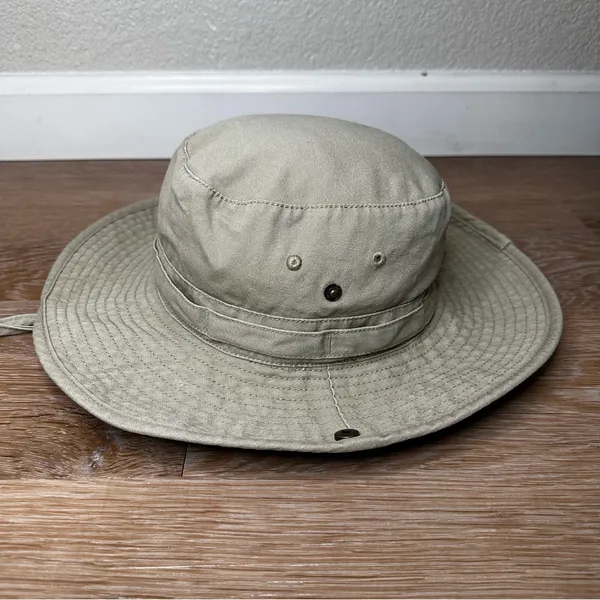 Free Authority Outdoor Women's Tan Wide Brim UV Protection Sun Hat, Size S/M - Image 3