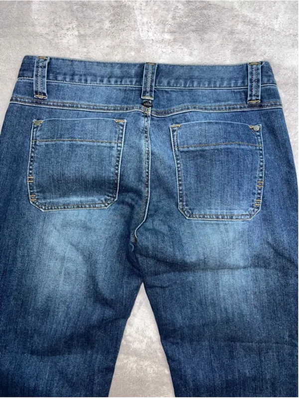 Women's prAna Blue Straight Leg Jeans Size 4 - Image 7