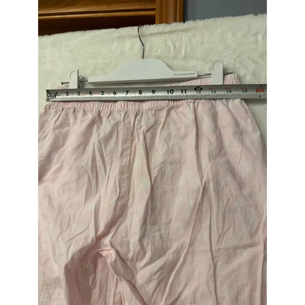 GAP Pajama Pants Womens Small Floral Palm Leaf Cotton Sleepwear Lounge - Image 6