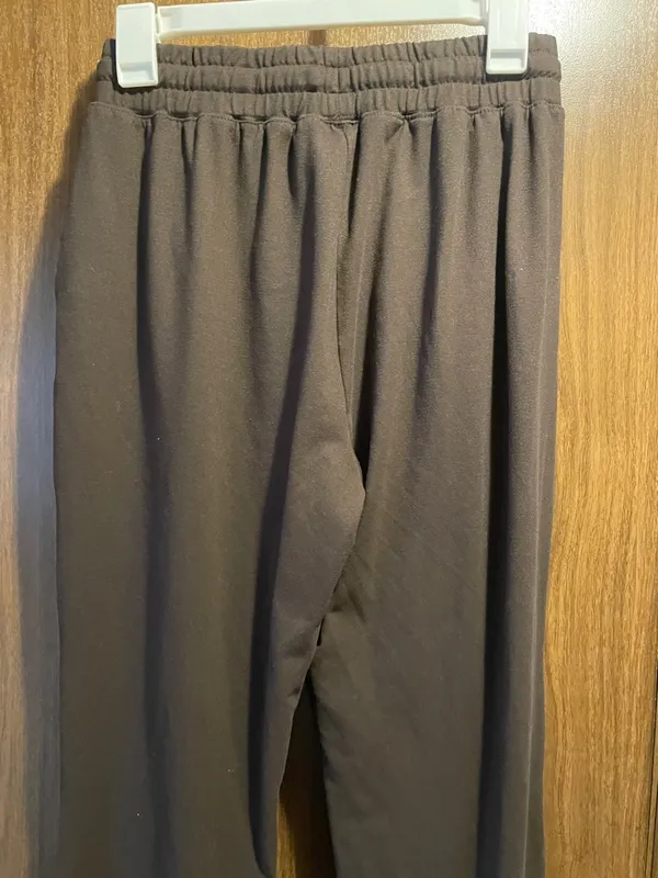 Casual Brown Drawstring Joggers with Elastic Cuffs Size M - Image 6