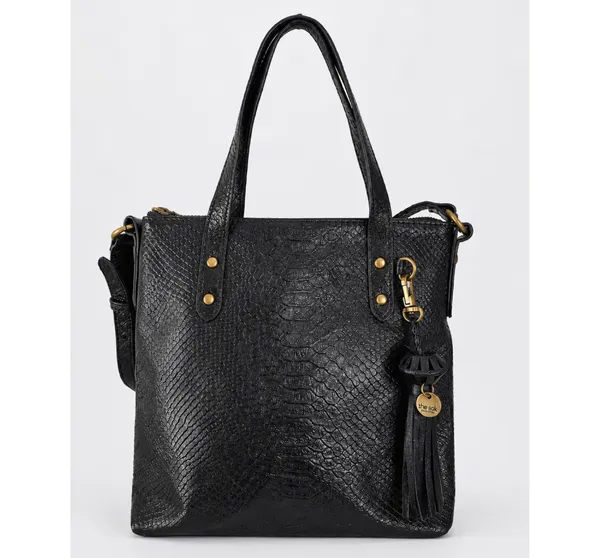 The Sak black leather embossed crossbody tote - Image 8
