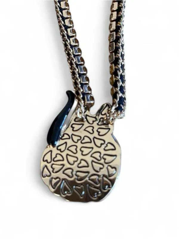 NWT Betsey Johnson Pink Pumpkin Halloween Necklace - Image 6
