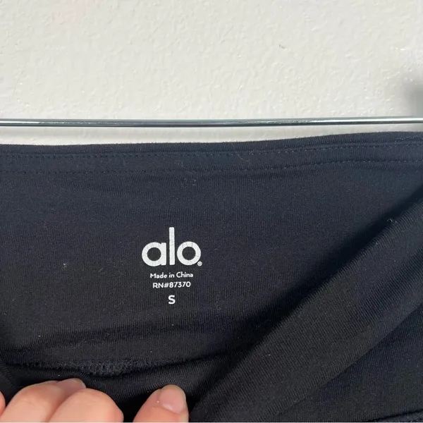 Alo Airbrush‎ Stripe Leggings Black Sz S - Image 5