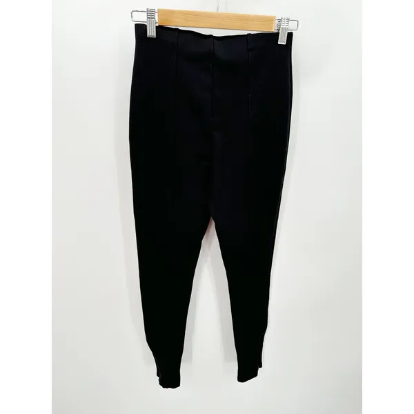 Express‎ Columnist Black Pants Womens Sz S Zipper Ankle Stretch Pull On Career - Image 2