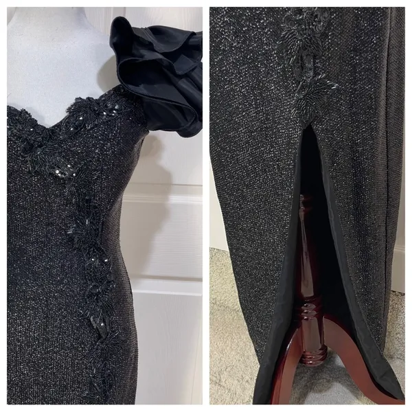 Vintage Nadine black gown - Image 6