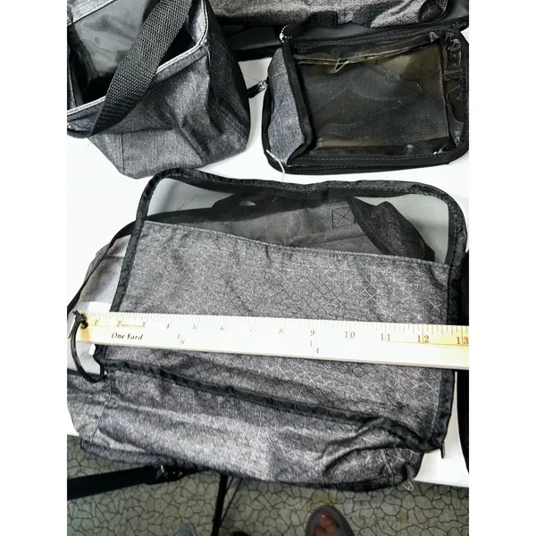 Thirty-One Gifts Gray Travel Organizer Packing Cubes Pouches Bag Set 7 Piece - Image 15