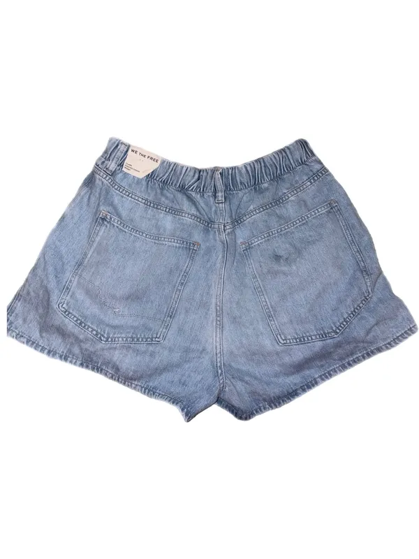 We The Free Clark Pleated Denim Shorts Medium NWOT - Image 6