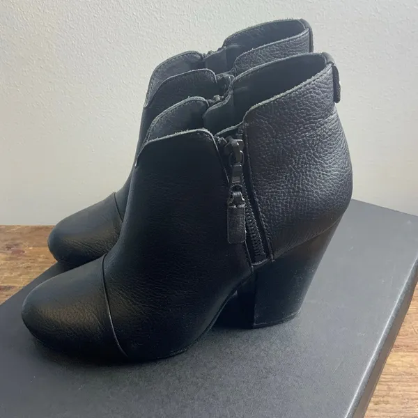 Rag & Bone Margot Black‎ leather Boots size 6.5 - Image 5