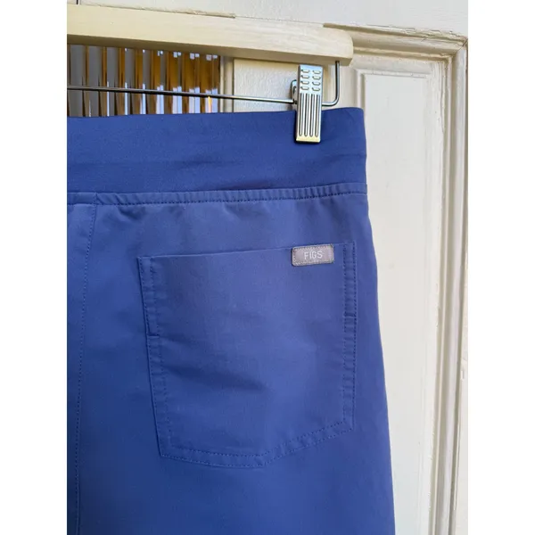 FIGS Technical Collection Zamora Jogger Scrub Pants Big Sky Blue Womens Size XS‎ - Image 4