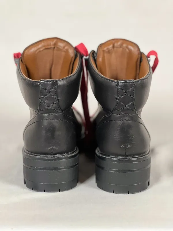 American Eagle Women's Black Lace-up Boots size 6 - Image 2