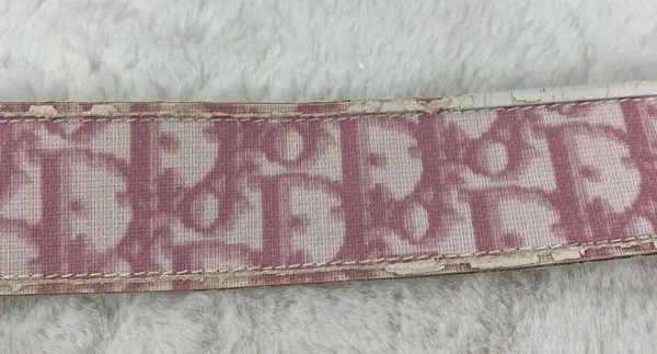Authentic Pink Monogram Belt - Image 14