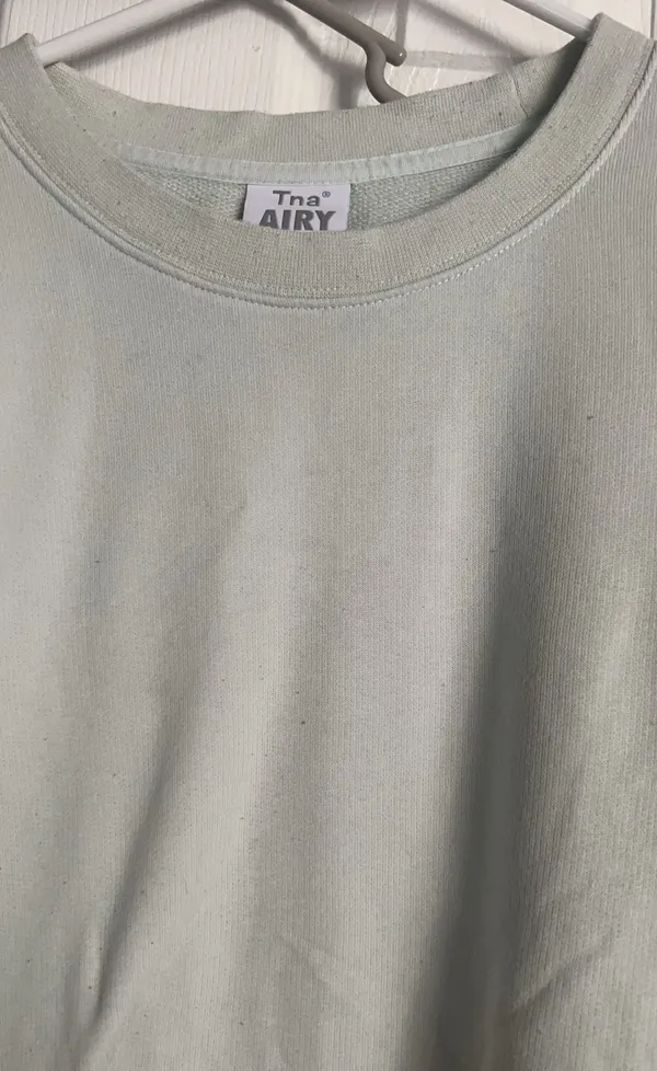 Aritzia TNA Green Sweatshirt - Image 2