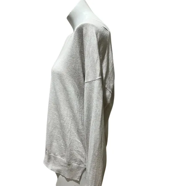 Banana Republic Women's V-Neck Pullover Sweater Beige Standard Size L - Image 6