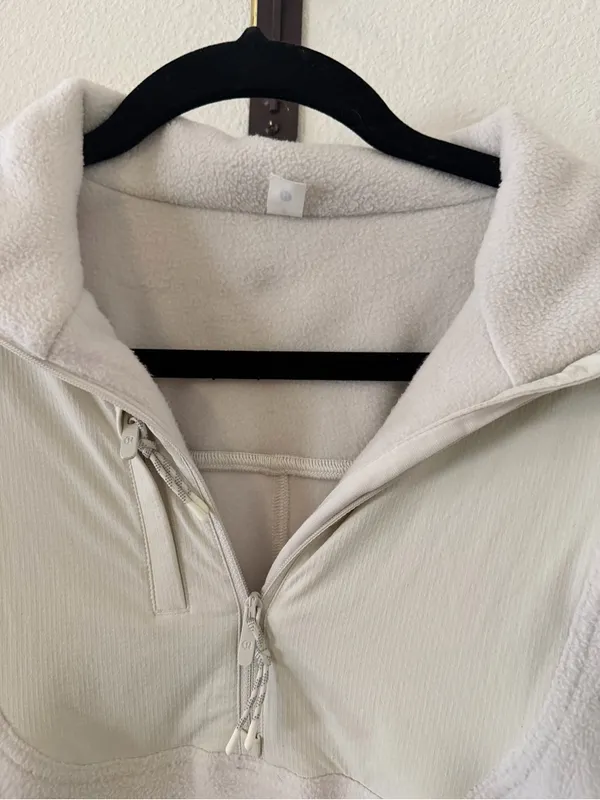 Lululemon Fleece Ripstop Hiking Pullover
Bone Quarter Zip Stretch Fleece - Image 3